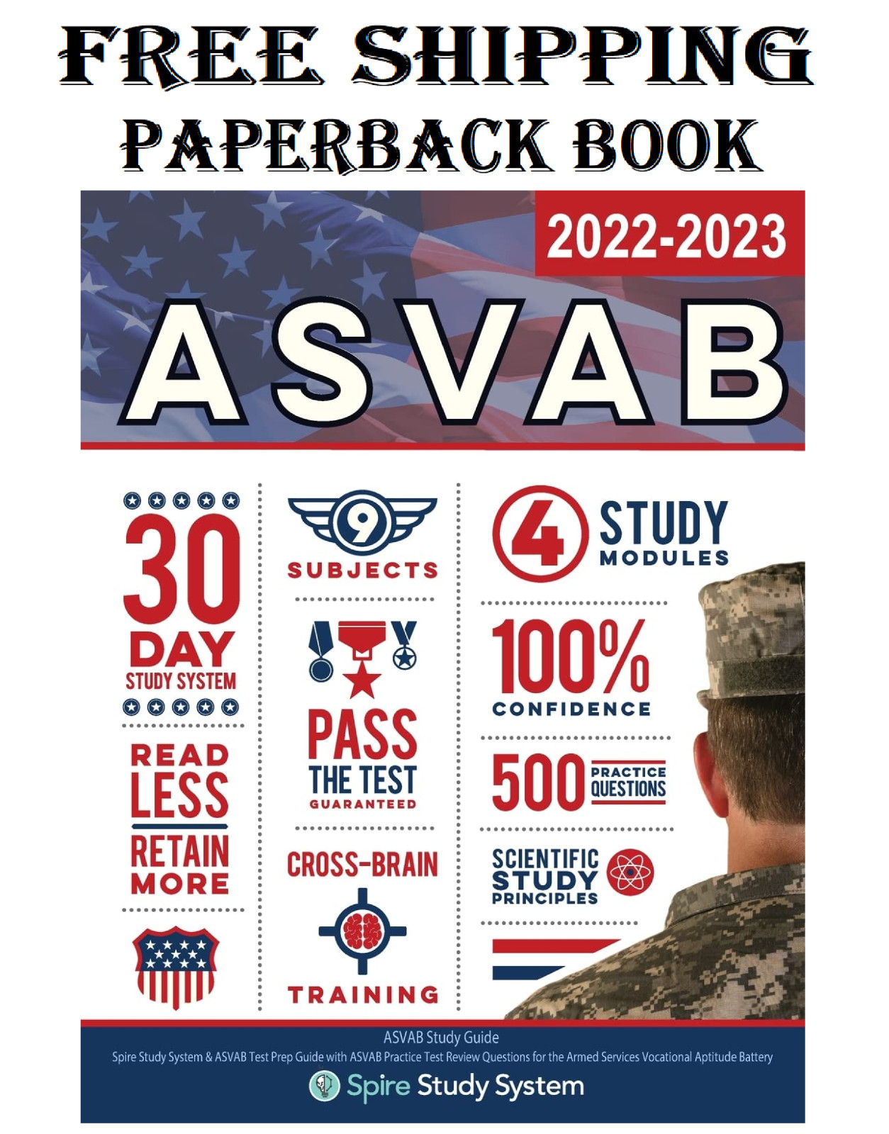 ASVAB Study Guide: Spire Study System & ASVAB Test Prep Guide – Paperback , ⭐️⭐️