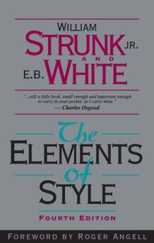 The Elements of Style, Fourth Edition – Paperback – VERY GOOD
