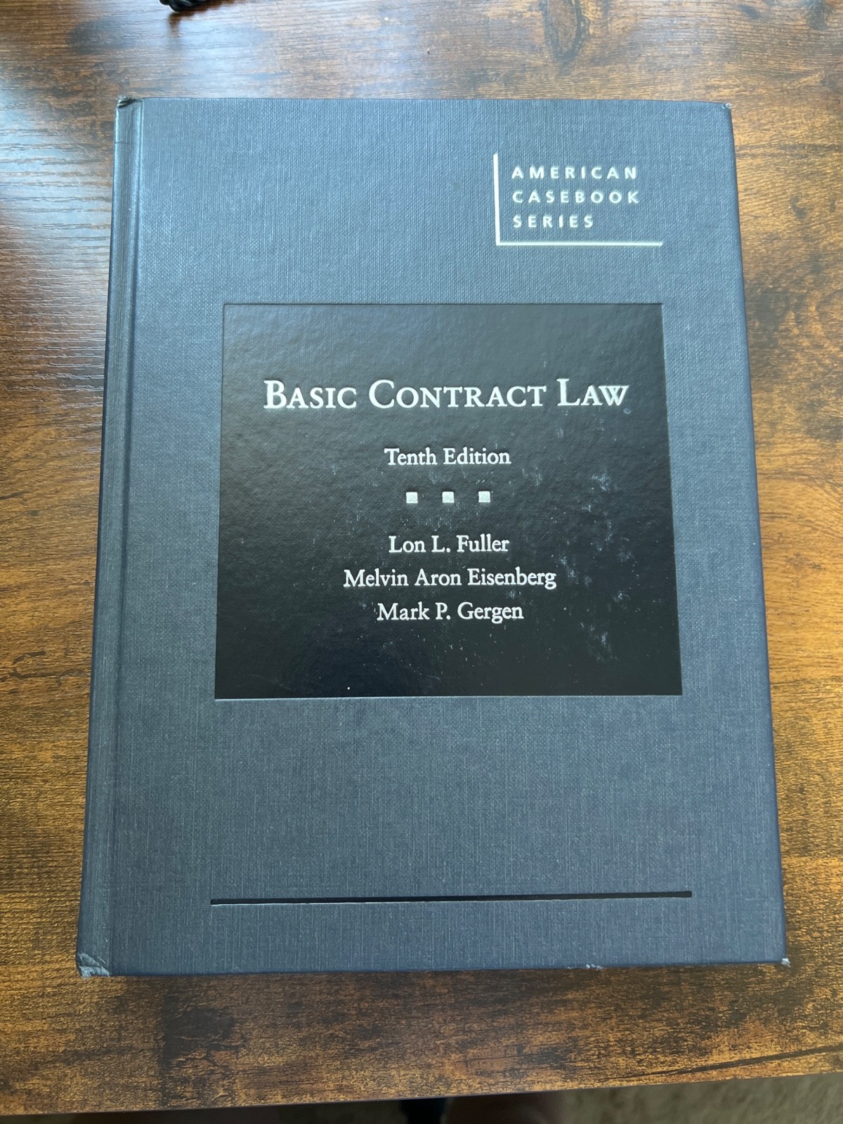 Basic Contract Law Tenth Edition Concise American Casebook Series West Academic