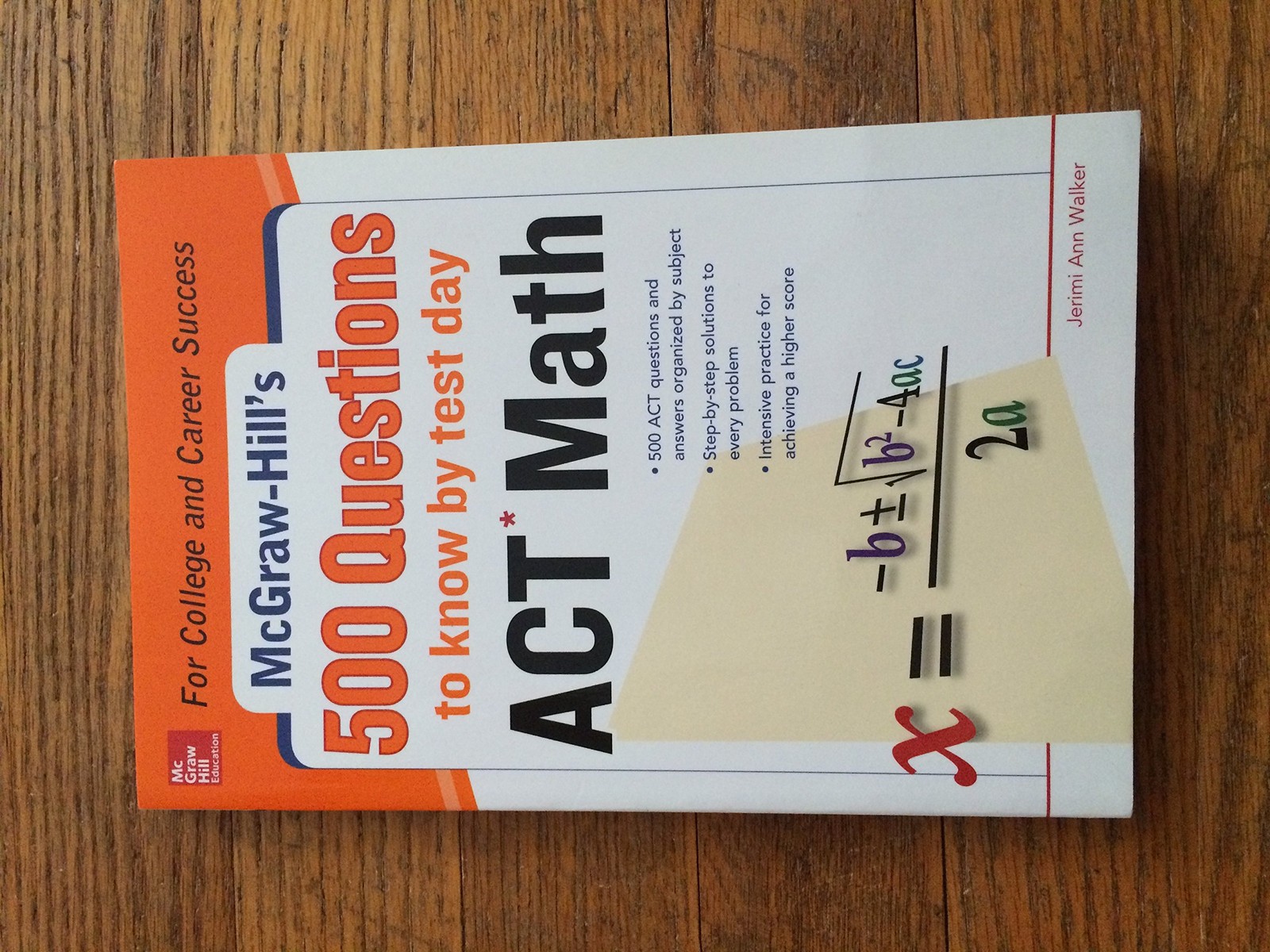 500 ACT Math Questions to Know by Test Day (Mcgraw Hill’s 500 Questions to K…