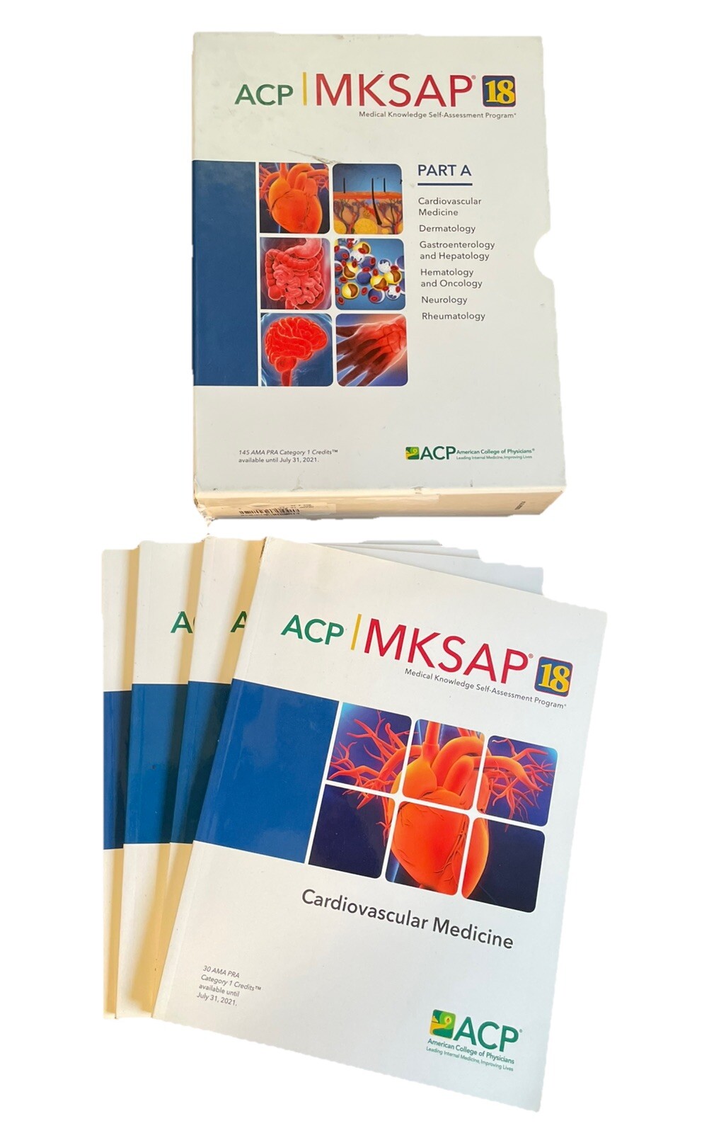 MKSAP 18 4 Books Set ACP