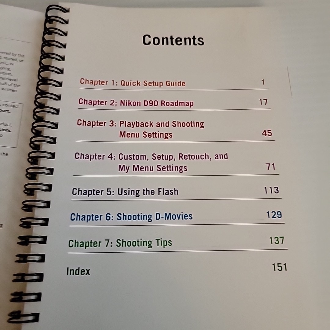 David Busch’s Compact Field Guide for the Nikon- spiral-bound, 1435458591, Busch