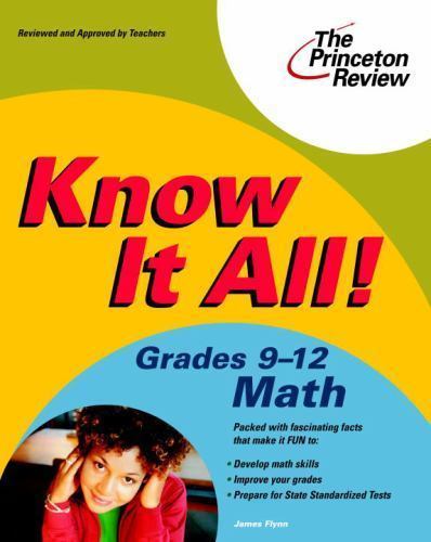 Know It All! Grades 9-12 Math; K-12 Study Aids- 9780375763779, paperback, Review