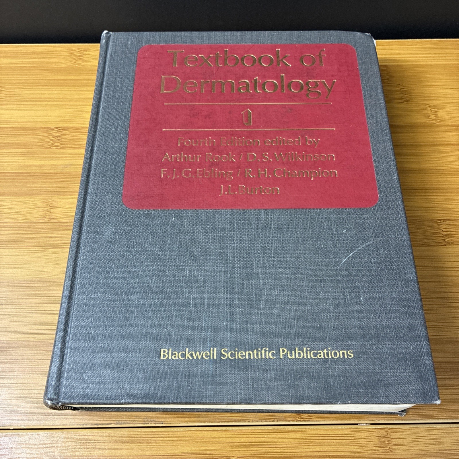 Textbook of Dermatology Vol 1 Fourth Edition (Hardcover, 1986) Blackwell Vintage